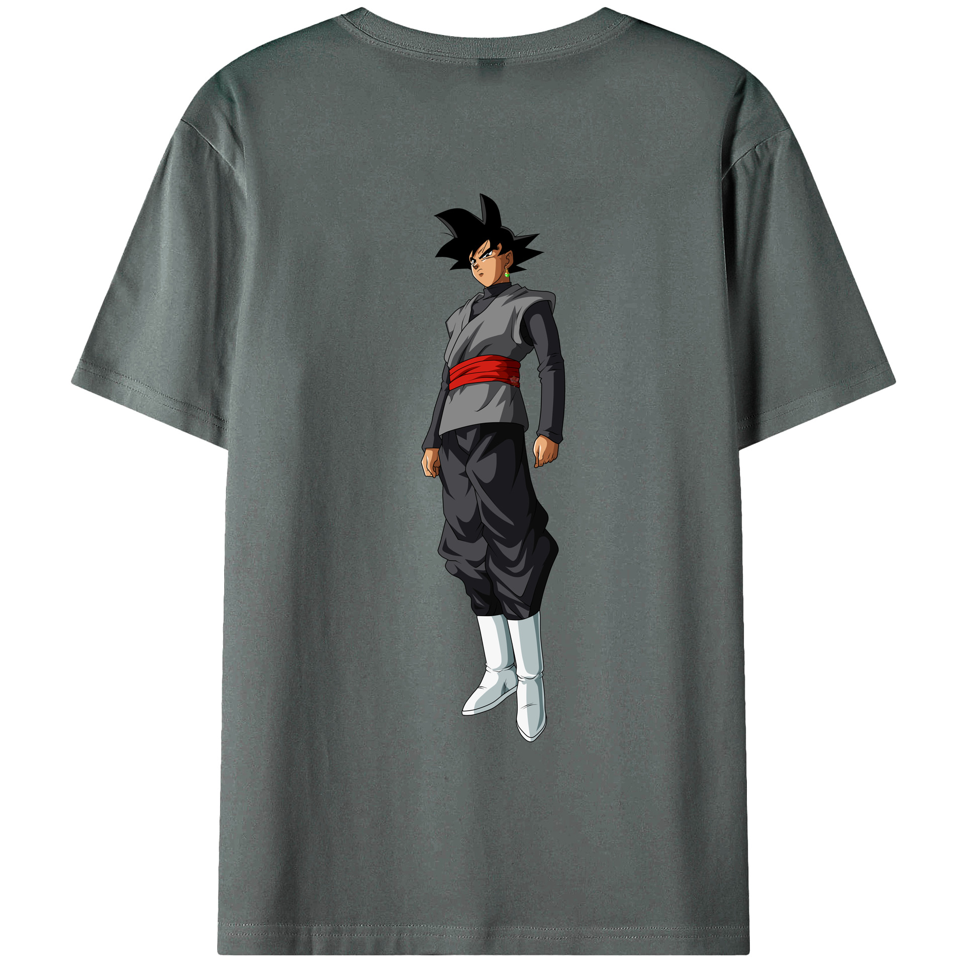 （画像用） ドラゴンボール ベジータ四世（Bejīta Yonsei）DRAGON BALL Vegeta IV 綿100％ メンズ半袖Tシャツ（バックプリント） 通気性